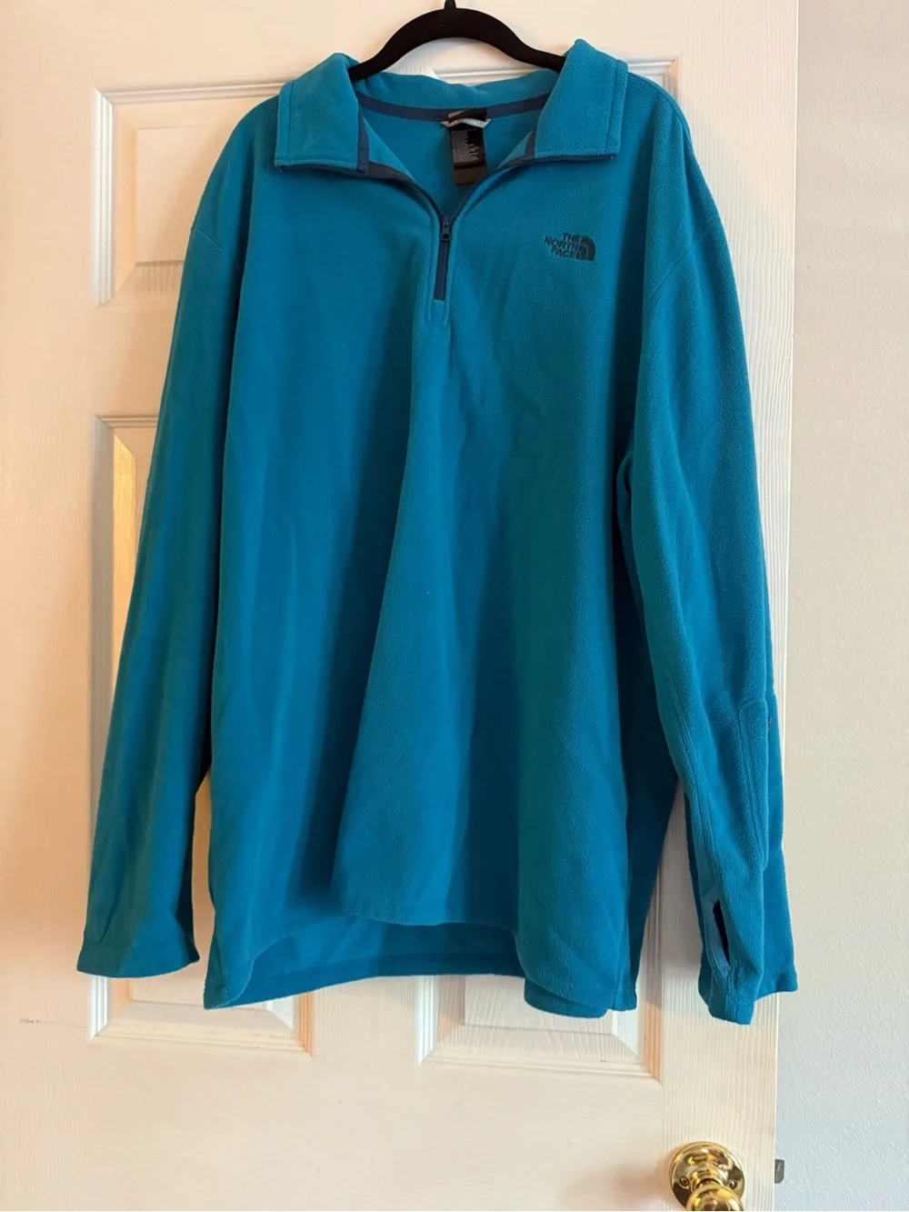 The North Face Teal Full-Zip Fleece Jacket